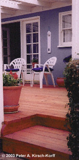 New Stepwell for a Redwood Deck - Glendale / Los Angeles, CA