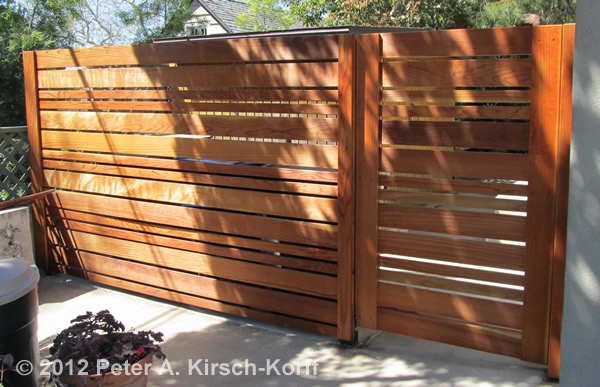 Horizontal Wood Fence Gates Designs