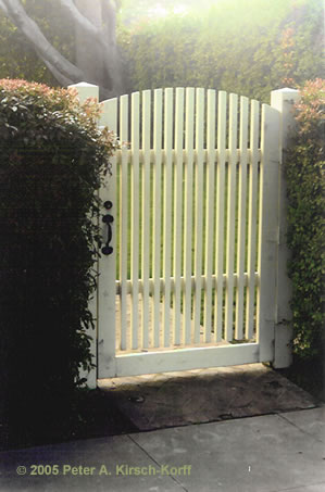 Cottage style gates