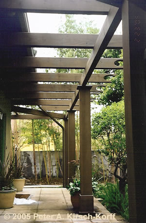 Hawaiian Style Wood Arbor - South Pasadena (Los Angeles County)