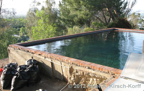 Swimming Pool Deck (After Demolition and Before Framing) - Woodland Hills, CA