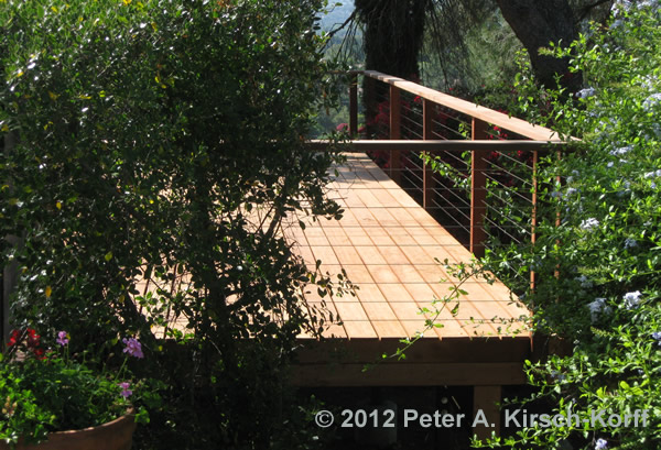 Swimming Pool Deck Made With REd Balau - Woodland Hills, Ca