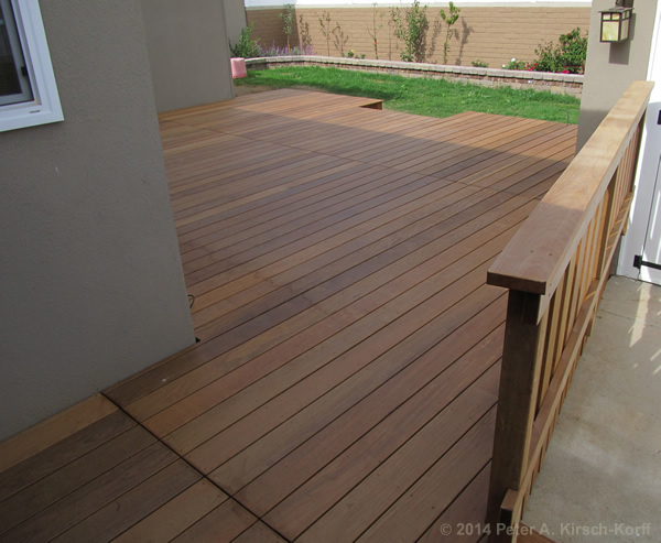 Contemporary Ipe Deck - Encino, CA