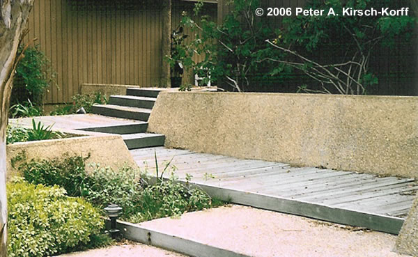 Los Angeles Wood Deck Entryway (before photo) - Northridge, CA