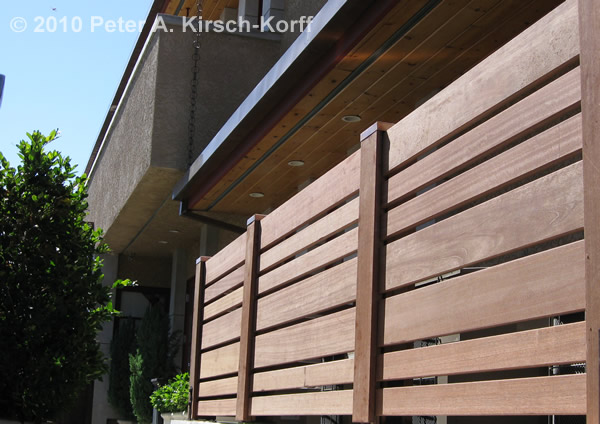 Air conditioning enclosure with removable access panels - Pasadena / La Canada, CA