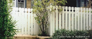 Los Angeles Decorative Wooden Fencing - Cottage Style - South Pasadena, CA