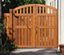 Spanish Bungalow  Arched  Driveway Gates - Los Angeles, CA