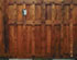 Medieval Spanish Style Wooden Driveway Gates with a Distressed Finish - Pasadena (near Los Angeles)