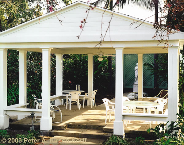 Classic Outdoor Garden Wood Pavilion - South Pasadena, California