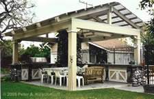 Entertaining Wood Pergola