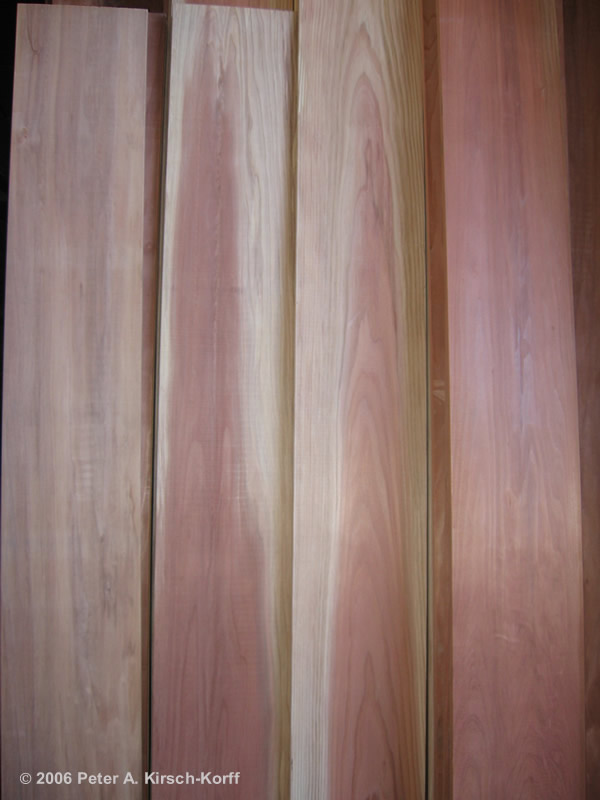 Hand Selecting Redwood Boards For Fences and Decks